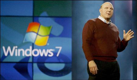 Balmer presents windows 7