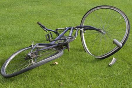 bicicletta incidentata